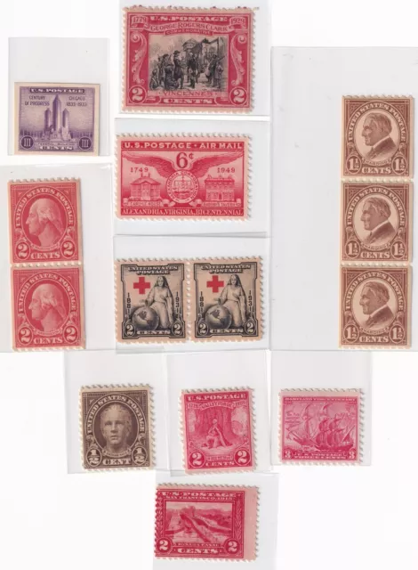 USA Stamps - Mixed mint collection - presidents, classics and +