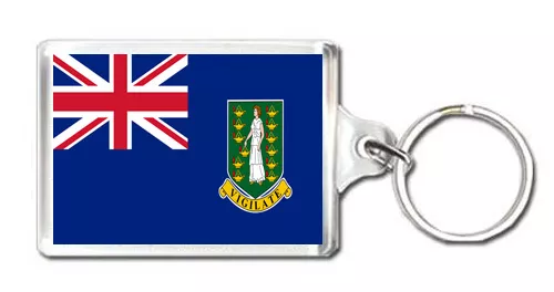 British Virgin Islands Flag Schlüsselanhänger Souvenir Schlüsselanhänger