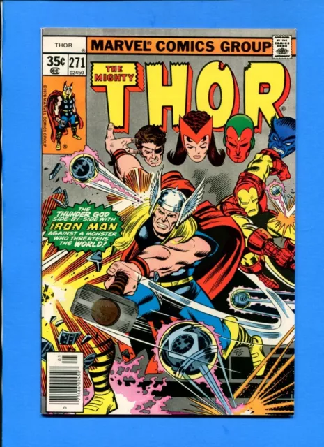 Thor #271 Feat. Iron Man Marvel Comics May 1978 Walt Simonson VF/NM