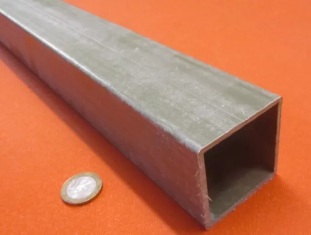 Fiberglass Square Tube Green  2.0" Square x 1/8" Wall x 60" Length