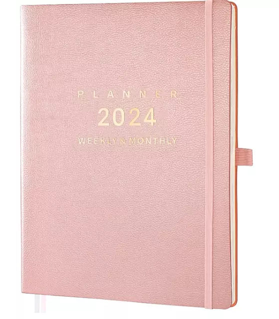 2025 PLANNER. WEEKLY and Monthly Planner Spiral Bound, Jan A4 Premium