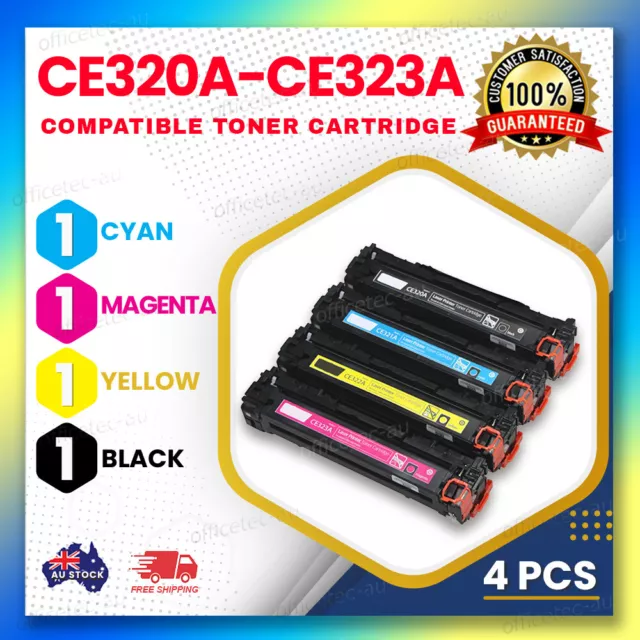 4x Compatible Toner CE320A -CE323A For HP LaserJet CM1415fn CM1415fnw CP1525nw