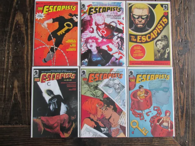 Dark Horse 2006 THE ESCAPISTS Comic Book Issues #1-6 Complete Series 2 3 4 5 Set