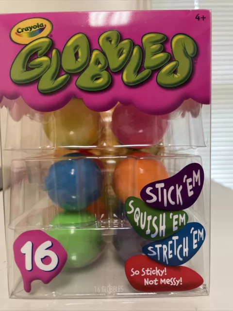 Crayola Globbles Squish Toys, 16 Pieces - Multicolored - Ships