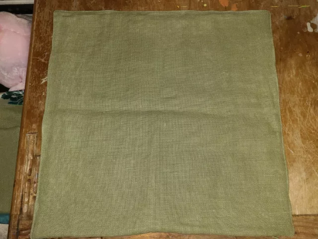 Restoration Hardware "Woven Green Linen" 20" Pillow Cover