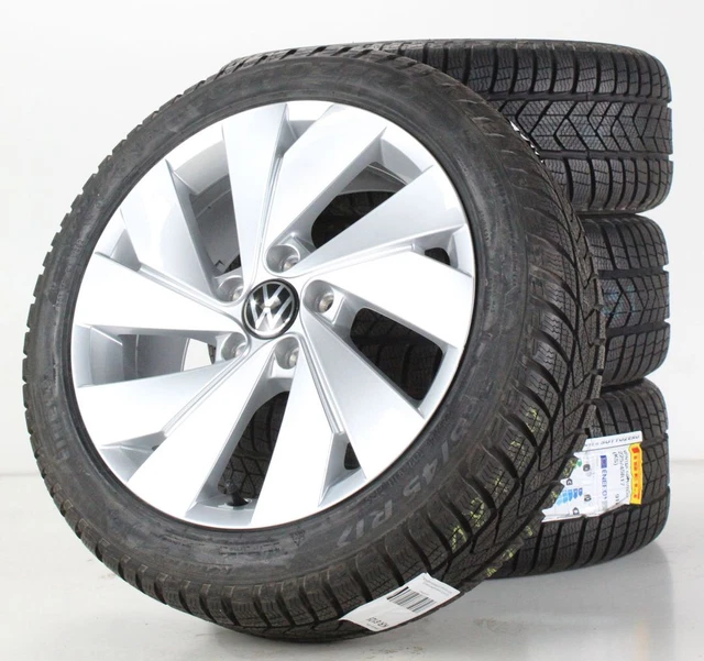 VW GOLF 8 & RLine GTE GTI winter wheels Pirelli 17inch Belmont rims