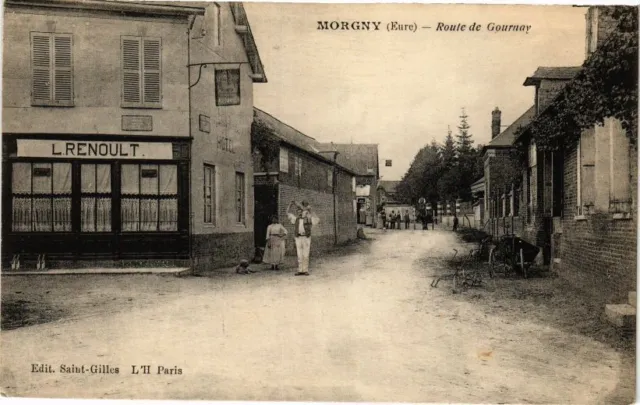 CPA Morgny - Route de Gournay (182707)