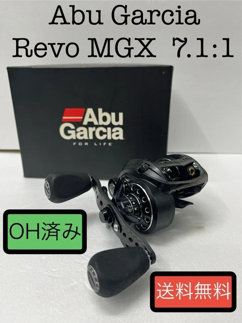 ABU GARCIA REVO MGX 7.1:1 Right Baitcast Reel Used with Box ABU GARCIA REVO MGX 7.1:1 Right Baitcast Reel Used with Box