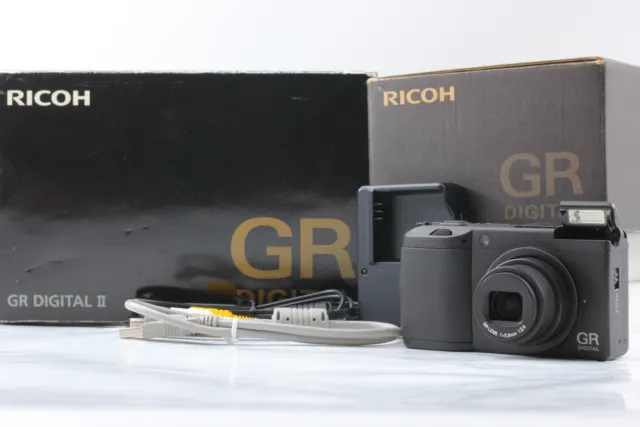 【Near MINT in Box】RICOH GR Digital II 10.1MP digital Camera black From JAPAN