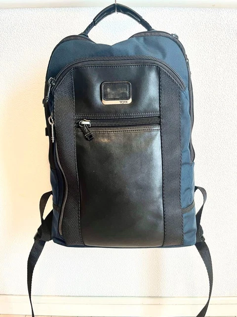 TUMI 232682NVY ALPHA BRAVO Backpack Navy Good Condition used