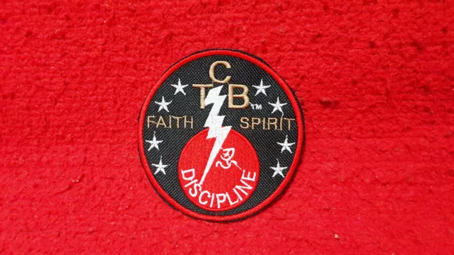 Elvis Presley TCB Patch Faith Spirit Discipline