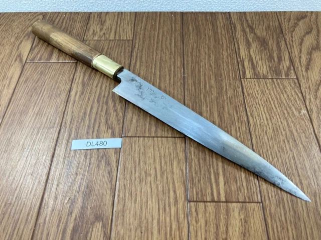 Japanisch Küchenchefs Küche Messer - Yanagiba Vintage Sushi Aus Japan 204/348mm