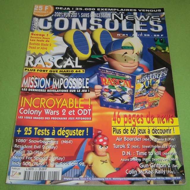 Magazine Consoles News N°25 (Sep 98) - PS1, N64, Dreamcast, Metal Gear Solid