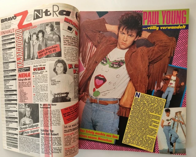 Bravo 11 vom 8.3.1984 Paul Young / Nena / Lindenberg / The Cure / Queen (C1215) 3