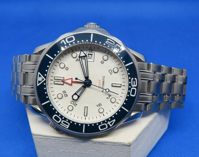 MONTRE AUTOMATIQUE ASIAN ETA 2836 2 GMT neuve wave dial EUR 200 00 PicClick FR