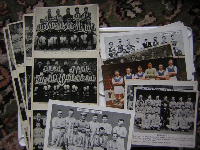 27 Fussballteamkarten Von 1930,S - 1950,S, Dc Thomson