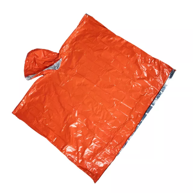 Equipo de supervivencia poncho de lluvia impermeable de emergencia con capucha ropa de seguridad al aire libre