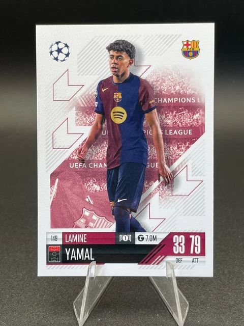 Lamine Yamal Numéro 149 - Topps Match Attax 2024/25 - FC Barcelone - Base