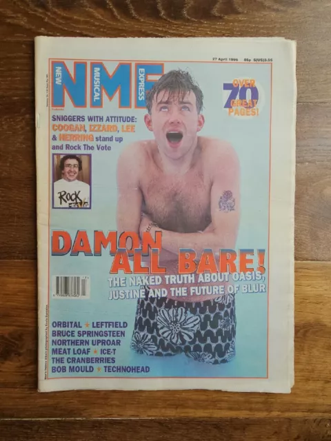 NME Music Newspaper April 27th 1996 Blur Cover