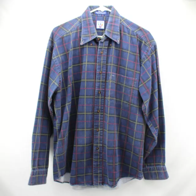 Hutspah, Shirts, Hutspah Vintage 7 Mens Shirt Xl Slim Long Sleeve Peacock  Print Nylon Acetate