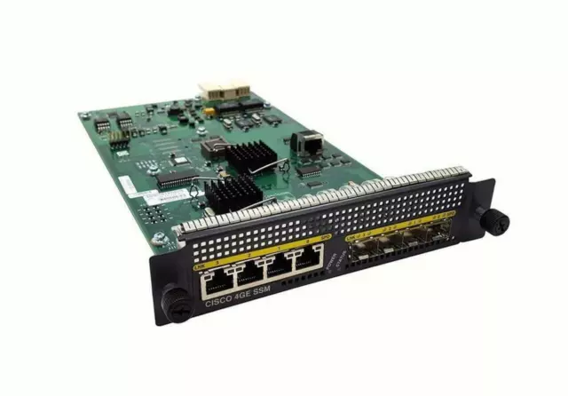 Cisco SSM-4GE Module ASA 5500 4-Port Gigabit Ethernet SSM (RJ-45+SFP) - 1YrWty