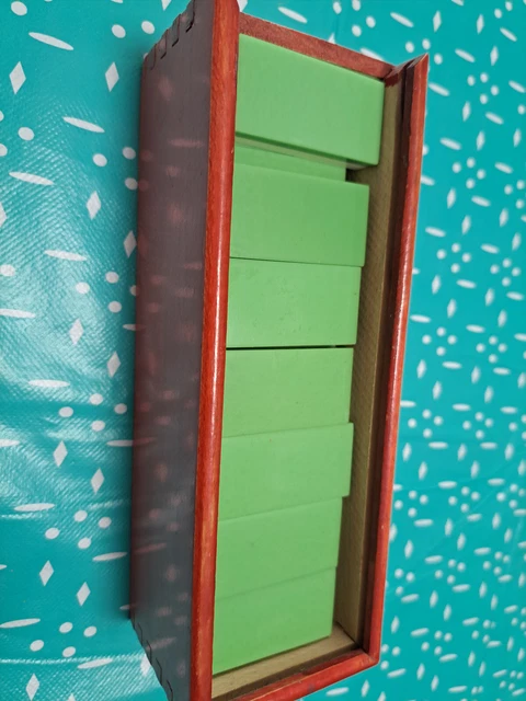 Ancien Jeu De Dominos De Voyage En Bakélite Bleue - Jeu Vintage - Occasion