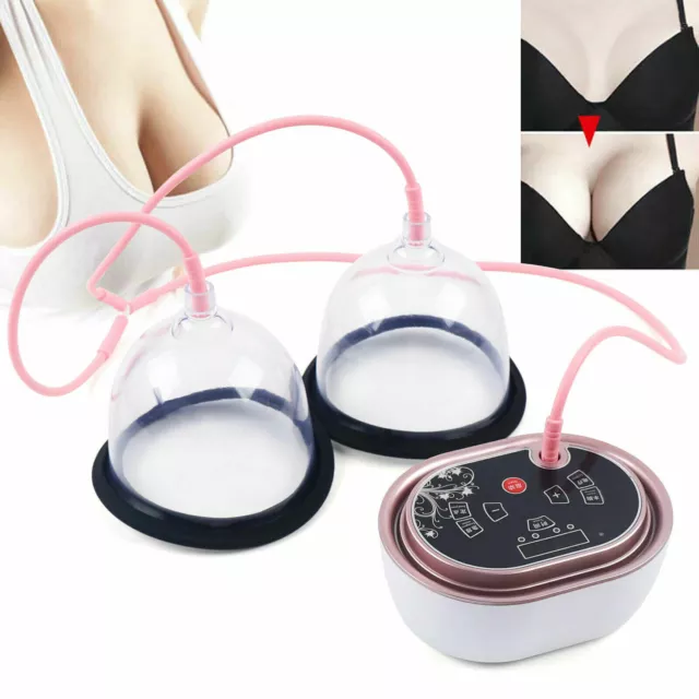 Electric Vacuum Massage Breast Cup Enlargement Therapy Machine Enhancement Pump