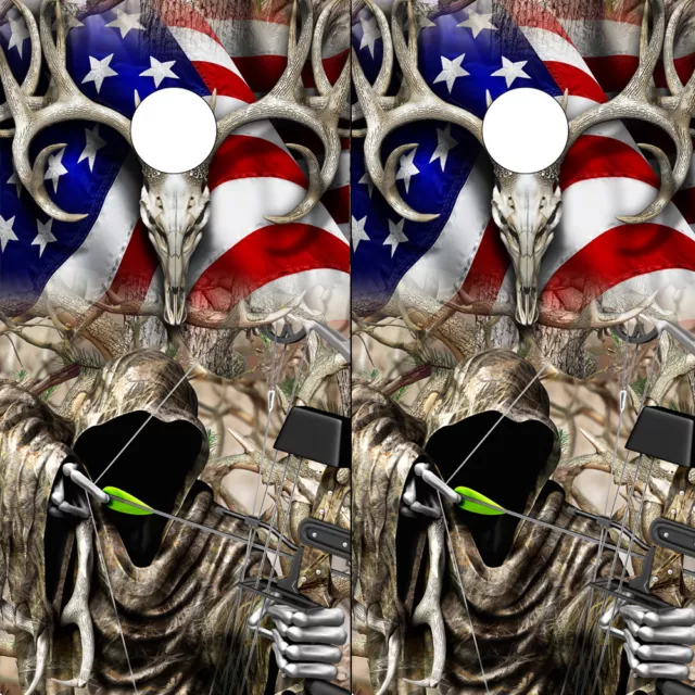 Bass Jumpng Fshng Camouflage Cornhole Board Decal Wrap Wraps | EBay