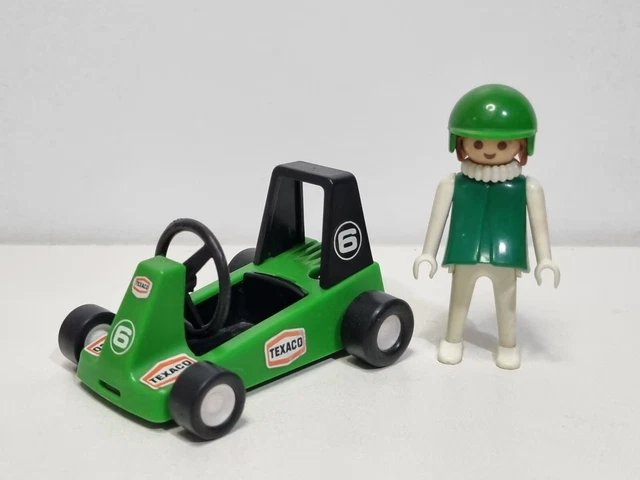PLAYMOBIL 3523 ANTIGUO Kart Verde Coche Karting Carrera Piloto Texaco Circuito EUR 9 90 PicClick ES
