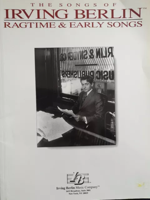 The Songs of Irving Berlin Ragtime & Early Songs Piano Vocal Guitar- sheet music