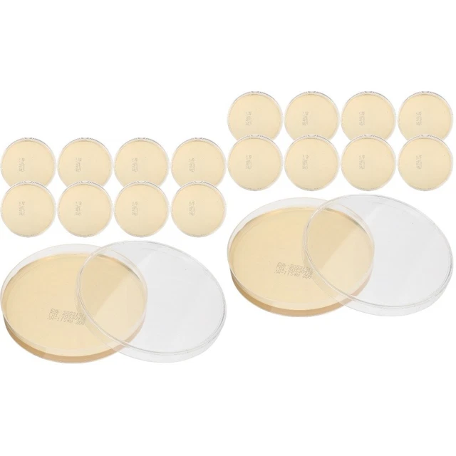 10Pcs Petri Plates Petri Dish Prepoured Agar Dishes Teachers