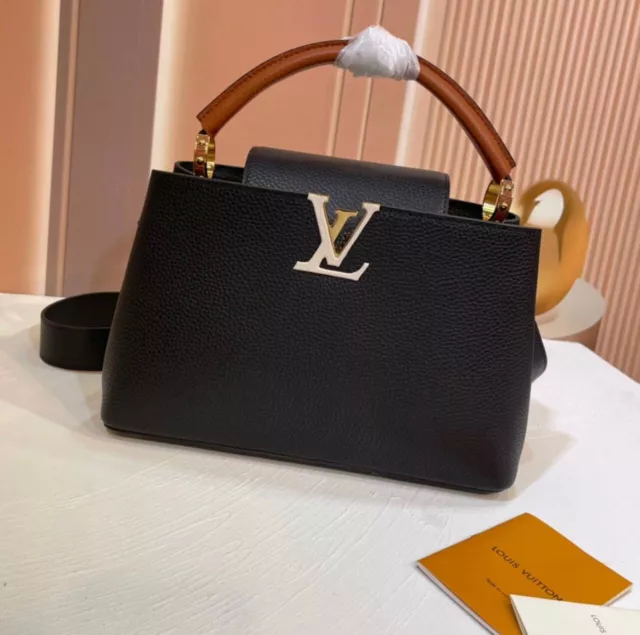 Rare Louis Vuitton Ombré Capucines MM Leather Bag