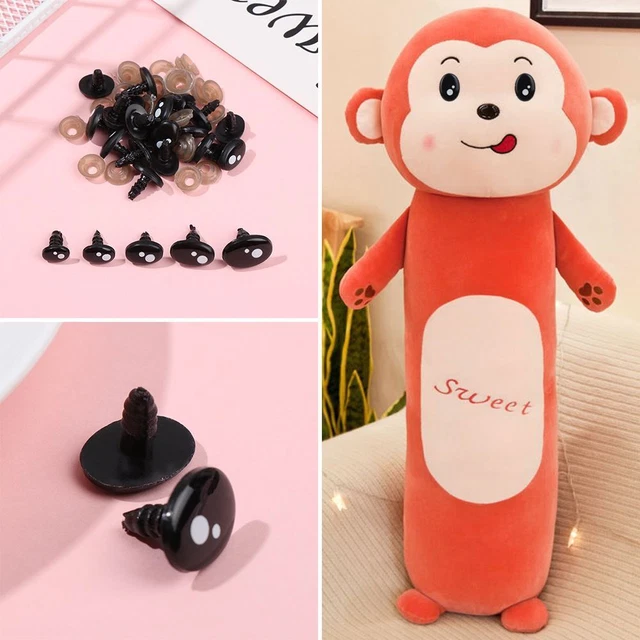 Children For White Bear Puppet Crafts Oval Safety Eyes Plush Doll Accessories