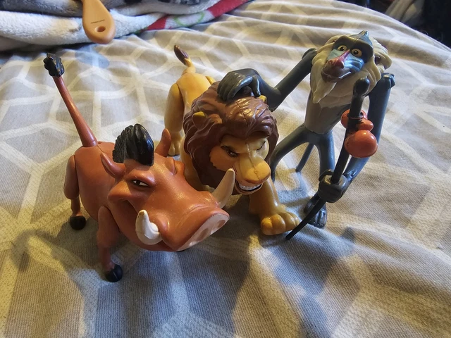 DISNEY THE LION King Mattel Figure Set Simba Rafiki And Pumbaa Toys DISNEY THE LION King Mattel Figure Set Simba Rafiki And Pumbaa Toys