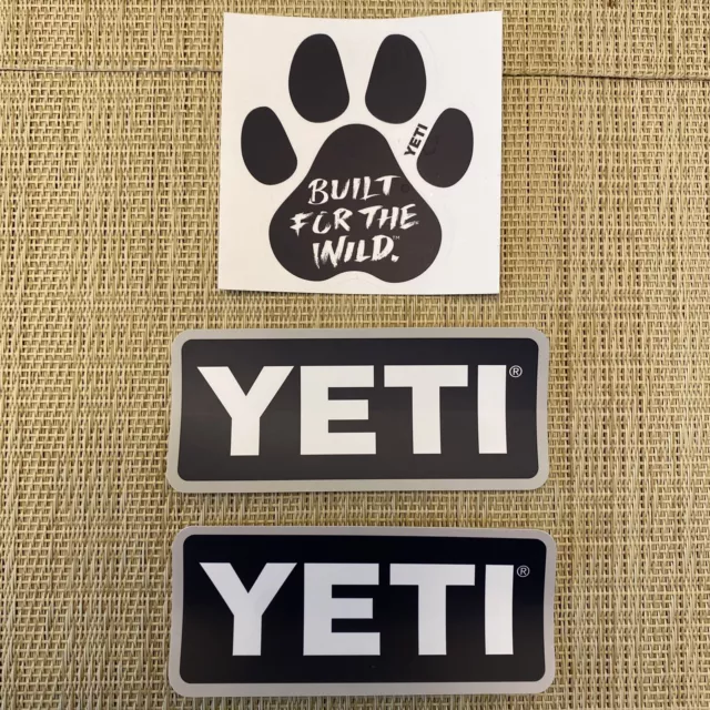 (2) YETI Stash Safe Pop Top Can 16 oz Hidden Canister (3)  Stickers PAIR 3