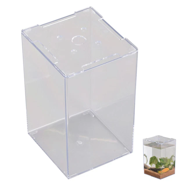 Betta Fish Tank Tortoise Aquarium Habitat Stackable Fish Tank Small Fish Tank