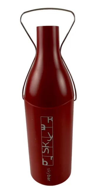 Sunbeam Skybar Insulated Portable Wine Bottle Cooler Red