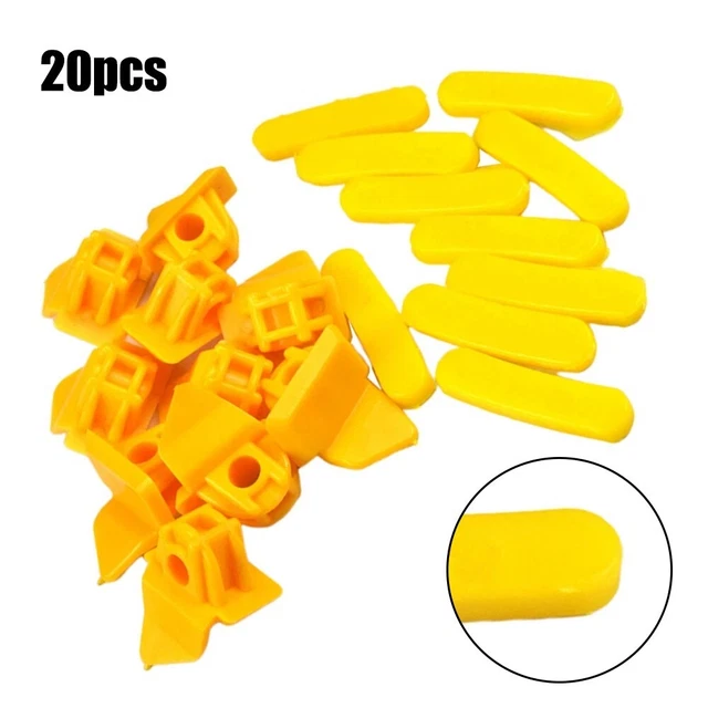 20 pezzi montaggio nylon testa smontaggio testa testa d'anatra inserti protezione cerchioni 27 mm