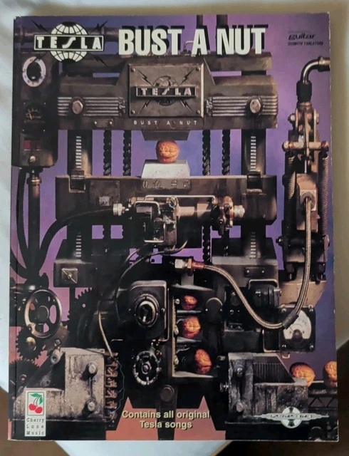 TESLA BUST A NUT 楽譜 テスラ ギター TESLA GUITAR TAB / Tablature / Buste A Nut / Tesla Songbook EUR 45