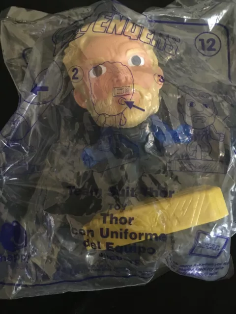 McDonald's 2019 Marvel Avengers: Endgame TEAM SUIT THOR #12 Happy Meal Toy New