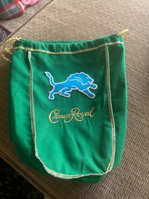 Detroit Lions CROWN ROYAL BAG (mixed colors)