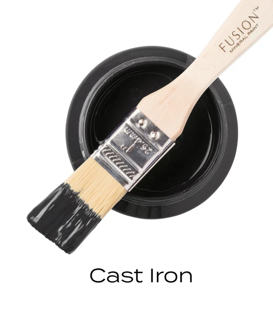 Fusion Mineral Paint 'CAST IRON'   Eco Friendly Furniture Paint. 500ml