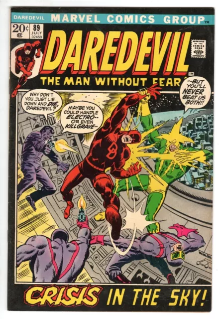 Daredevil #89 Featuring Black Widow, Very Fine - Near Mint Condition