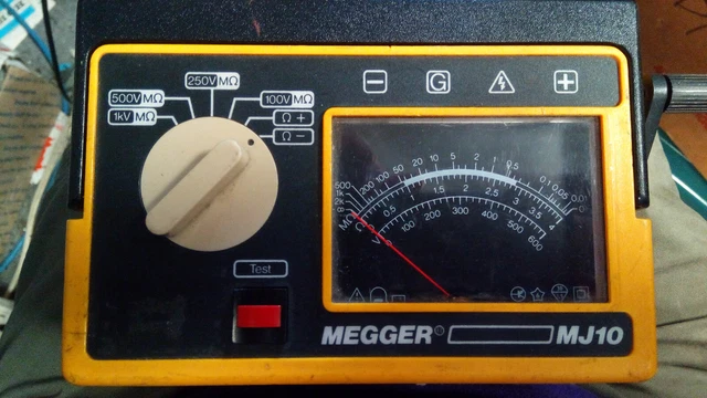 Megger Biddle MJ10 -  working, TESTED 1000v