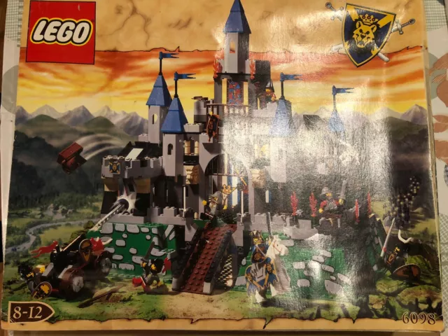 Rare Boîte Vide Lego 6098 Le Château Du Roi