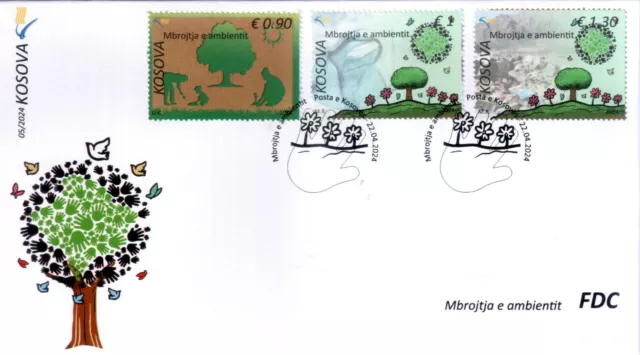 Kosovo Stamps 2024. Environmental Protection. FDC MNH