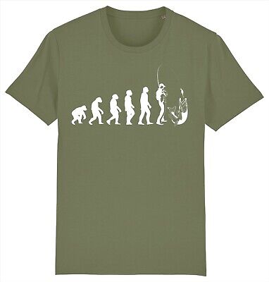 Evoluzione della Pesca Del Luccio Pescatore Pesca Sportiva Uomo T-shirt