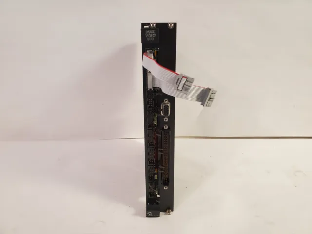 DATACUBE INC MAX VIDEO 200 ARCHITECTURAL VME CARD w/ RIBBON CONNECTIONS