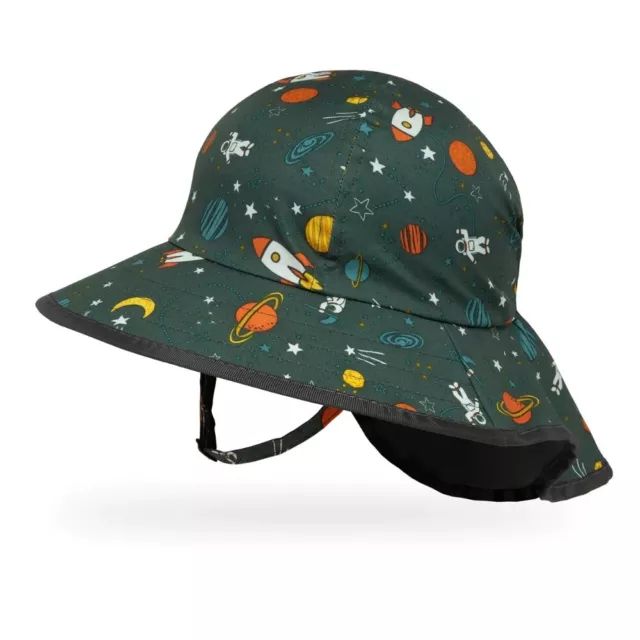 Sunday Afternoons Kids Play Hat Small fits 6-24 months UPF 50+ Space Explorer