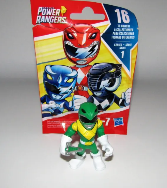 Hasbro Power Rangers Series 1 Playskool Heroes Figure Green Ranger New